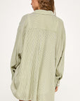 The Gorgi Green Oversized Buttondown Top