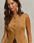 The Harissa Vegan Suede Vest