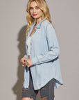 The Harlow Denim Button-down Shirt