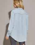 The Harlow Denim Button-down Shirt