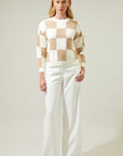 The Harlow Checkerboard Sweater