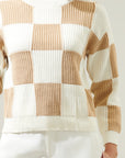 The Harlow Checkerboard Sweater