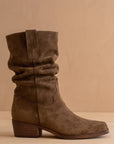 The Harrison Brown Suede Western Boots