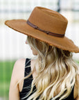 The Hazel Wide Brim Frayed Straw Hat