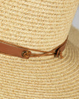 The Hazel Wide Brim Frayed Straw Hat