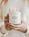 The Hello Pumpkin Soy Candle by Sweet Water Decor