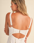 The Bellara Embroidered Cutout Dress