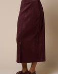 The Alma Vegan Suede Jacket + Skirt Set - Sold Separately