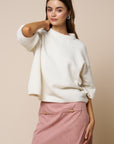 The Cora Ivory Sweater Top