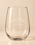The San Diego Stemless Wine Glass