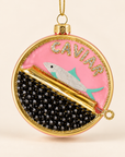 The Caviar Tin Glass Ornament