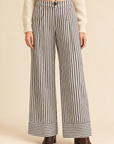 The Reba Striped Twill Pants