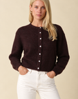 The Gemma Brown Knit Cardigan