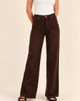 The Paola Espresso A-Line Jeans