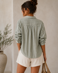 The Leah Linen Button-Up Shirt