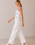 The Livia Scalloped Peplum Top