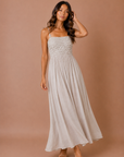 The Brielle Smocked Maxi Dress
