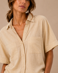 The Tova Beige Top + Pant Set - Sold Separately