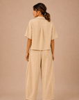 The Tova Beige Top + Pant Set - Sold Separately