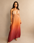 The Serena Ombre Halter Dress