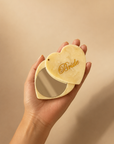 The Hand-Painted Bride Compact Mirror
