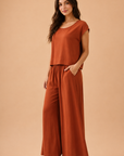 The Rumi Copper Top + Pant Set - Sold Separately