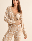 The Elsie Lounge Cardigan + Pant Set - Sold Separately