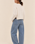 The Drew Ivory Knit Sweater