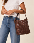The Elva Woven Bucket Bag