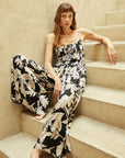 The Jaqui Floral Smocked Jumpsuit