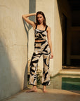 The Jaqui Floral Crop Tank + Pant Set - Sold Separately