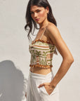 The Joshua Tree Smocked Crop Top