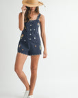 The Juniper Embroidered Romper