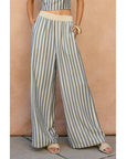 The Juno Striped Knit Waist Pants