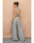 The Juno Striped Knit Waist Pants