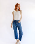 The Colette Utility Wide Leg Jeans