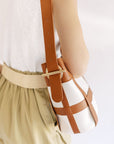 The Brynn Saddle Vegan Shoulder Bag