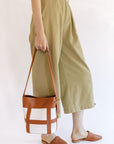 The Brynn Saddle Vegan Shoulder Bag