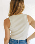 The Judd Heather Grey Basic Cotton Tank