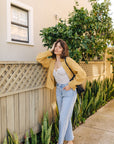 The Hayden Mustard Cord Jacket