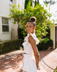 The Daphne Ruffle Top + Shorts Set - Sold Separately