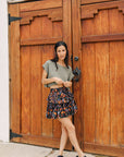 The Posie Floral Mini Skirt