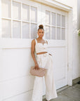 The Maude Linen Crop Top + Pant Set - Sold Separately