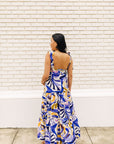 The Robyn Shoulder Tie Maxi Dress