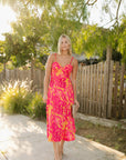 The Karmen Sunset Beaded Maxi Dress