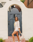 The Eden Natural Linen Blazer