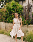 The Penelope Striped Midi Dress