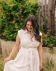 The Penelope Striped Midi Dress