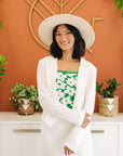 The Cora Floral Knit Tank Top