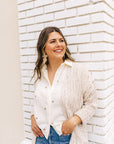 The Jillian Ivory Embroidered Blouse